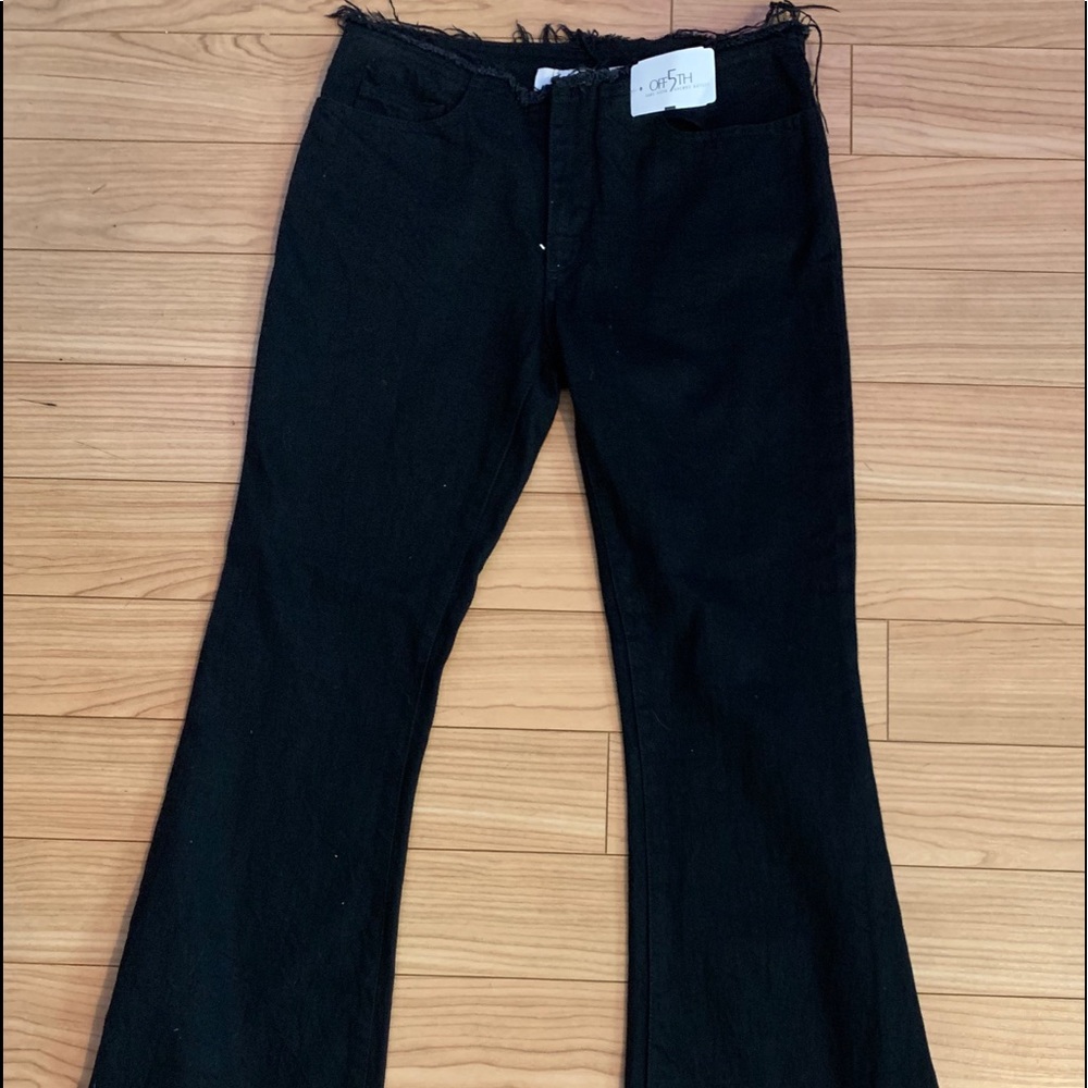 Marques Almeida Black Flayed Jeans UK Sz 6
